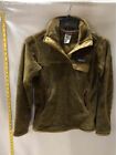 Patagonia Womens Brown Long Sleeve Snap-T Pullover Fleece Jacket Size Small