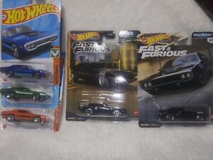 Hot Wheels Lot. 1971 Plymouth GTX Mixed lot Fast And Furious.