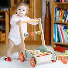 ROBOTIME Adjustable Wooden Baby Walkers Push Toys for Baby Girls Boys 10 Month +