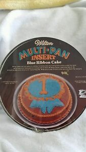 VINTAGE WILTON 1976 MULTI -Pan INSERT ONLY Blue Ribbon cake #2105-4668