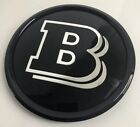 Black Brabus B 18.5CM Grille Badge  Emblems for Mercedes Benz A B C E S Class