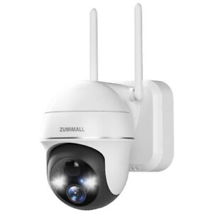 Ring Spotlight Cam Plus Outdoor Wireless Battery Surveillance Camera - White