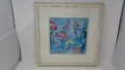 Beautiful Aquatic Framed And Matted Watercolor By Linn Done Signed Excellent Cd.