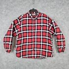 Wrangler Men's Fleece/Sherpa Lined Shirt Jacket Shacket Size XL Flannel PAINT