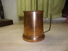 Vintage Copper Mug Brass Handle 4.75