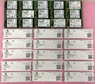 Lot of (15) 240GB 256GB mSATA Solid State Hard Drives - Mixed Brands - WIPED