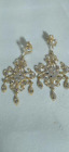 14Kt Gold Multi-Color Chandelier Drop/Dangle Earrings