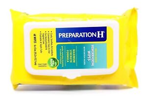 Preparation H Medicated Hemorrhoidal Flushable Wipes with Witch Hazel - 48ct