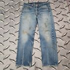 VTG Levi's 501 Denim Jeans Size 34x30 (31 X 27 Actual) Made in USA 90's *FLAWS*