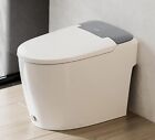 Elongated Smart Toilet+Bidet | Air Pressure-Assisted | Power Flush | 1.0GPF