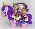 Polly Pocket Pink Unicorn Party Case Pinata w Handle & 25+ Surprises Inside NEW