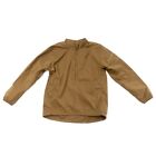 New ListingWild Things PCU Level 4 Half-Zip Windshirt LARGE (L) Packable Coyote Brown E0D