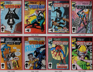 Marvel Comics - Web Of Spider-Man - Issues 8, 9, 10, 11, 12, 13, 14 & 15 - 1985
