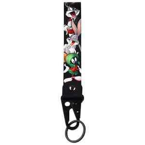 Marvin Bugs Bunny Taz Tweety Cartoon Lanyard Wrist Strap Hook Key Tag Keychain