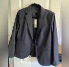 Talbots Womens Navy Suite Blazer The Grace Fit - 10P NWT