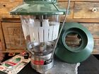 Vintage 09/1977 Coleman Double Mantle Propane Lantern 5114A700 Frosted