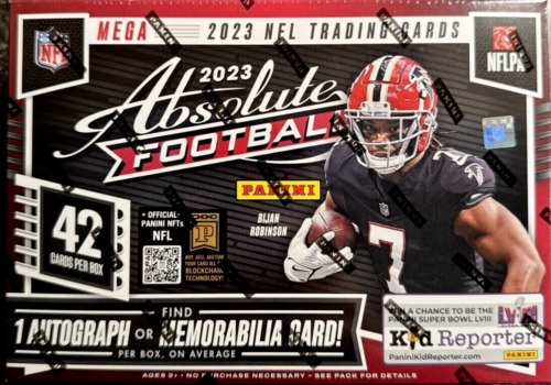 NEW 2023 Panini Absolute Football NFL Mega Box 42 Cards Per Box Ships Very Fast