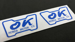 Honda OK Inspection Decals, Window STICKERS, Inside/Outside Glass, Civic, CRX