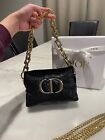 Dior Beaute Black Velvet Travel Pouch Cosmetic Bag Beauty Bag