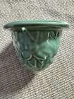 Vintage Teal McCoy Pottery Hanging Planter - Very High Quality