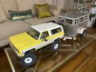 RC Chevy Truck Crawler With Horse Trailer RC4WD Traxxas Custom Built As Shown