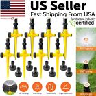 360° Rotation Auto Irrigation System Garden Lawn Sprinkler Patio Save Water USA