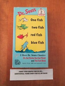 VHS Tape   Dr. Seuss - One Fish Two Fish Red Fish Blue Fish   3.00    Ship $4/$1