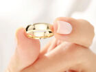 10K Yellow Gold Wedding Band Ring 6mm-8mm Men and Women All Size