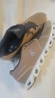On Running Cloud 5 Men's Speed Lace Up Mesh Running Shoes in Tan Size 11
