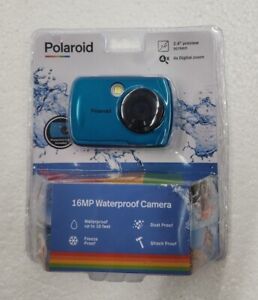 Polaroid - 16MP Waterproof Digital Camera - IS048 - TEAL