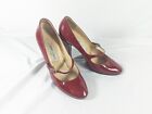 Jimmy Choo Patent Leather Red Mary Jane Pump sz. 37 / US 6.5