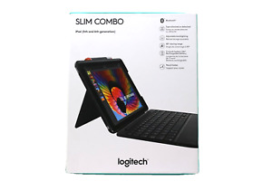 Logitech Slim Combo Keyboard Folio Case for Apple® iPad® 6th Gen.