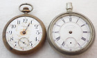 LOT OF 2 ANTIQUE 18s WALTHAM POCKET WATCHES PARTS REPAIR