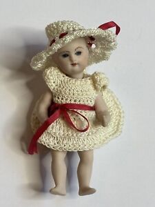 New ListingMiniature Porcelain doll Repro By Jeanette Price 1978
