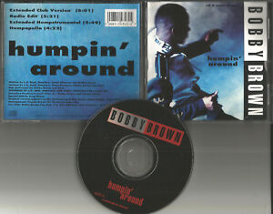 BOBBY BROWN Humpin Around 4TRX EXTENDED CLUB & INSTRUMENTAL & ACAPELLA CD single