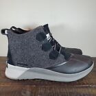 Sorel Out 'N About III Womens Size 9.5 Waterproof Winter Boots Black Gray