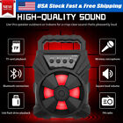 Bluetooth Speaker Wireless Waterproof Outdoor Stereo Bass USB/TF/AUX/MIC Loud