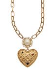 Cabi Cz Heart Of Gold Necklace Women's  Os