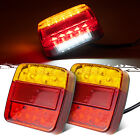 2x Rear Led Submersible Trailer Tail Lights Kit Boat Marker Truck Waterproof. (For: Volkswagen Caddy)