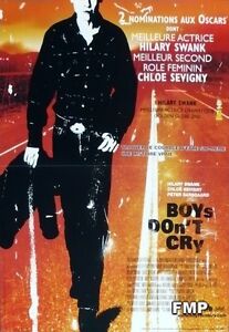 BOYS DON'T CRY -  SWANK / SEVIGNY - ROAD - ORIGINAL SMALL FRENCH MOVIE POSTER