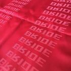 Full Red JDM Bride Fabric Cloth For Car Seat Panel Armrest Decoration 1M×1.6M