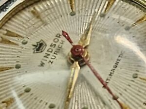 Windsor Zurich Dial Men's Mechanical Wristwatch Swiss Made  As Is Untested