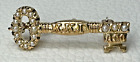 Kappa Kappa Gamma Sorority 14K Gold Pearl Key Pin Badge Delta Alpha Penn State