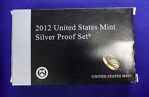 2012 U.S. Silver 14 coin  Proof Set . 3 sets in one, proof. quarter and $1.00