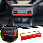Car Air Condition Switch Cover Trim For Ford Bronco Sport 21-24 Accessories Red (For: 2021 Ford Bronco Sport Badlands 2.0L)
