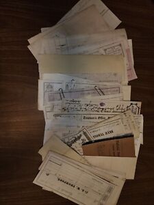 Lot Of 1800s Receipts & Other Papers Lot2