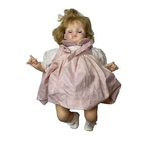 Vintage Madame Alexander Puddin Doll In Original Pink Outfit