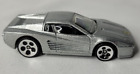 1998 Hot Wheels Ferrari Testarossa #784-Metalflake Silver Paint