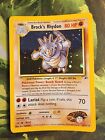 Pokémon TCG Brock's Rhydon Gym Heroes 2/132 Holo Unlimited Holo Rare MP/LP