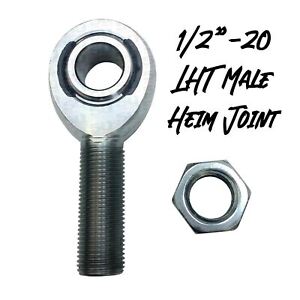 Heim Joint 1/2 x 1/2 Male LHT Chromoly PTFE Custom Fabrication Spherical Rod End
